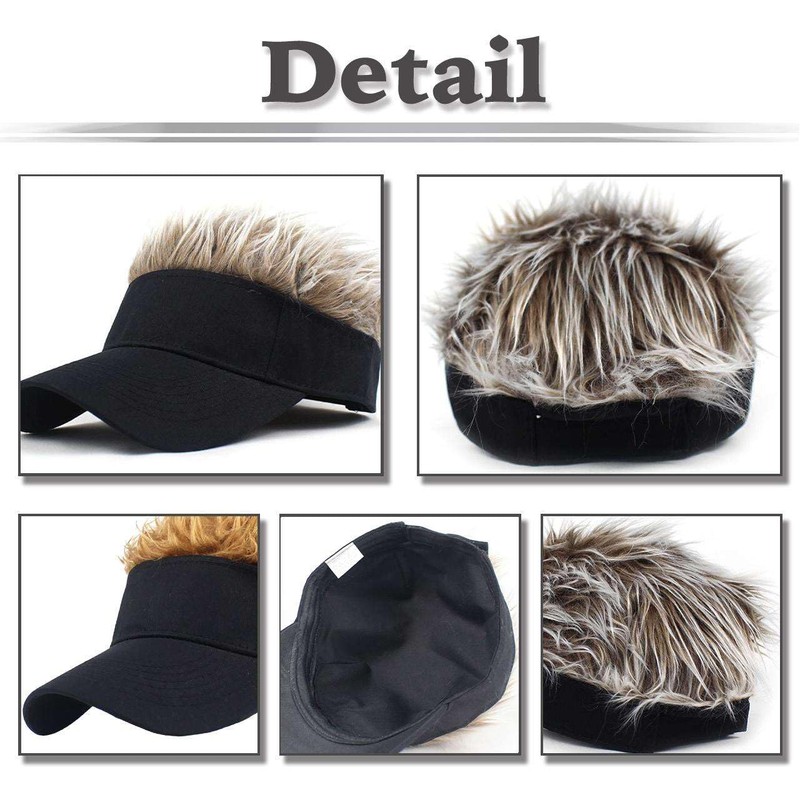 White Fang CZ775 Men's Wig, Cap, Solid, Outdoor, Fashionable, Headwear,