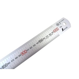Shinwa 1000 mm Rigid"Zero Glare" Metric Machinist Rule/Rule Scale .5mm & mm