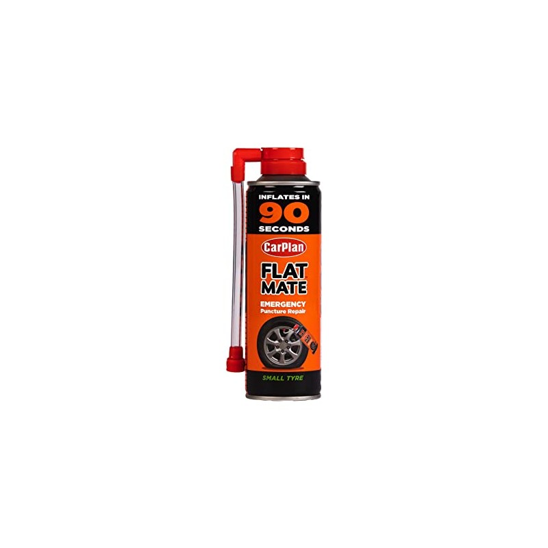 CarPlan Flat Mate Tyre Inflator Emergency Puncture Repair Small Tyre