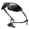 konqkin Polarised Sports Glasses, Men's Cycling Glasses, Women's Sunglasses, Men's