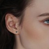 ORAZIO G23 Implant Grade Titanium Piercing Screw Back Earrings 20G