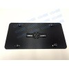 License Plate Frame 1pc 3D Black 86 Emblem Badge Carbon