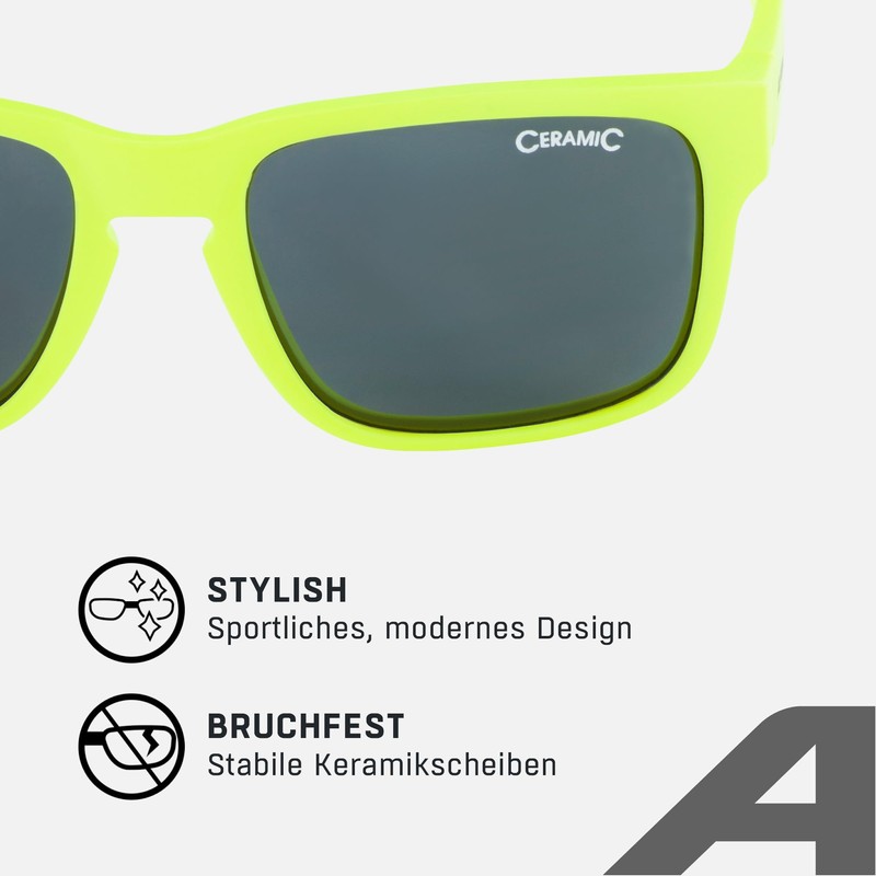 ALPINA Mitzo Mirrored and Shatterproof Sunglasses with 100% UV Protection