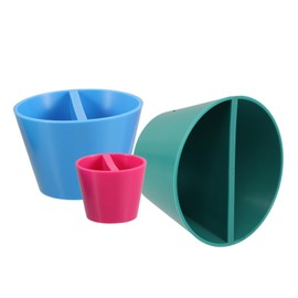Sewroro 3pcs Painting Cone Pottery Rim Cone Pottery Tool Foot Cup Furniture Flower Pot Vase Shaping Molds Container Can Tank Vases Clay Pottery Kit Craft Pottery Moulds Cups Plastic