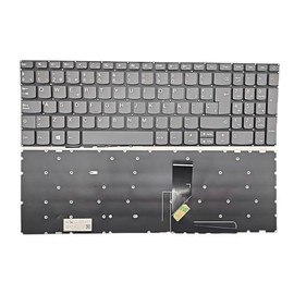 Replacement Keyboard Latin Spanish Layout for Lenovo ideaPad V15-IIL V15-IGL V15-ADA V145-15AST V155–15API S145-15IKB S145-15IML S145-15IWL V320-15 V320-17 L340-15 Laptop Keyboard Grey (No Backlit)