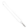 Outdoor Emergency Whistle Titanium Alloy EDC Whistle Pendant Necklace for