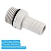PATIKIL Hose Barb Fitting Straight 15mm Barbed G1/2 Male Thread,