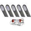 ACCE Aluminium under-unit lights, kitchen, furniture cabinet lights, supper thin,