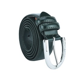 Renato Balestra Ladies Genuine Leather Thin Belt Shortenable with Box, Verdone 3 cm