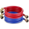 6 FT Washing Machine Hoses with 90 Degree Elbows Universial
