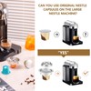 Reusable Coffee Pods Adapter Compatible with Delonghi ENV135, Capsule Converter