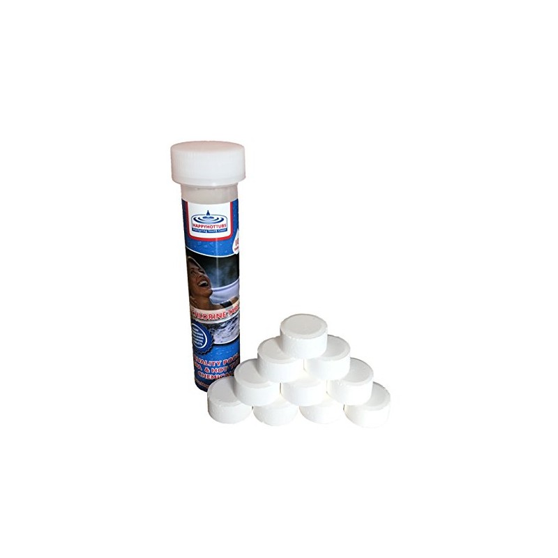 Happy Hot Tubs Small Dispenser With 10 Ultimate Chlorine Tablets