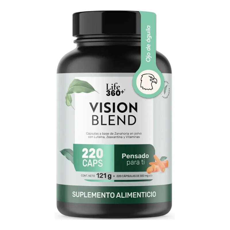 Luteína Capsulas Eagle Vision Blend 220 Cápsulas | LIFE360+