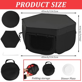 Brooder Box for Chicks with Dual Door 45 x 20 Inch Chick Brooders Box with Cover Chicken Brooder Playpen Brooder Boxs Chick Starter Kit with Storage Bag,Top Cover, Fixed Pegs, Waterproof Mat