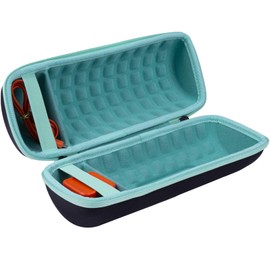 Hart Reise Schutz Hülle Etui Tasche für JBL Charge 4 / JBL Charge 5 Tragbarer WiFi und Bluetooth Lautsprecher von co2CREA,Nur Tasche (Innen Teal)