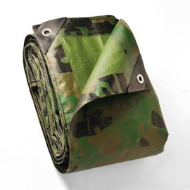 GUARD SHIELD Heavy Duty Camo Tarp Camouflage Tarps Waterproof 20x30 Feet Poly Cover 10mil