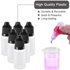 Apstqeeo 30pcs, 5ml Plastic Dropper Bottles with Squeezable Dispenser and