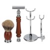 Men Shaving Care Kit with Replacement Blades Manual Beard Trimmer