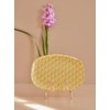 RICE BY RICE Yellow Sunny Days Print Rectangular Plate