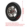 Scooter Rear Wheel Assembly 8.5in Solid Tire Wheel Hub 110mm