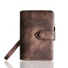 AOXONEL Women's Small Bifold Leather Wallet RFID Blocking Ladies Wristlet