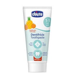 chicco Pasta de Dientes Tuttifrutti para Niños 1 a 5 años, 0.095 kilograms