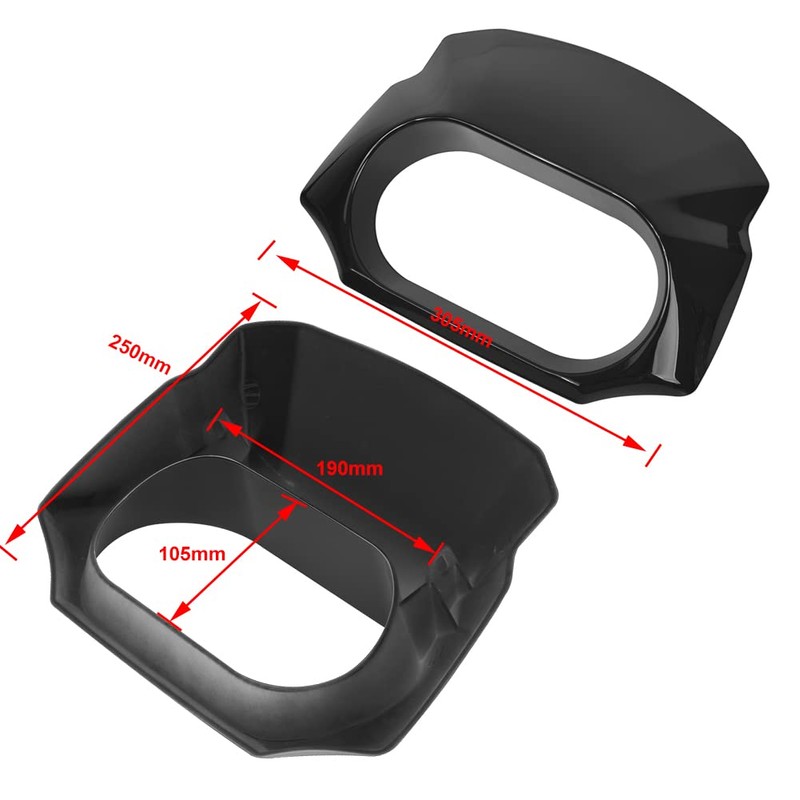 H RUO Headlight Fairing Mask Cowl Fit for Harley Sportster