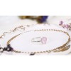AeraVida Cute & Colorful Heart Shaped Pink Shell Inlay Sterling