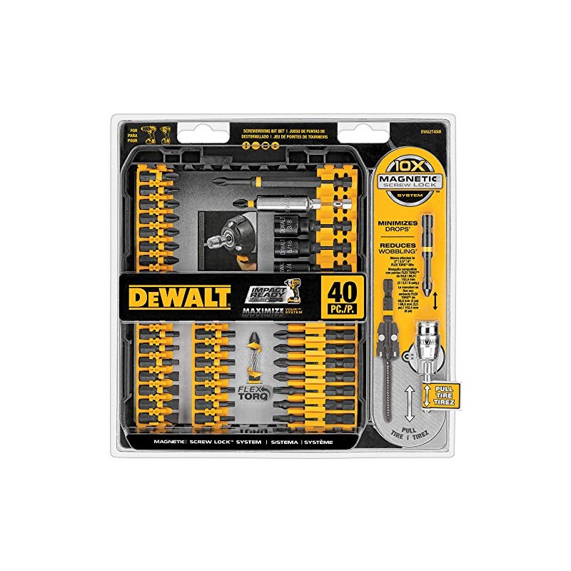 DeWalt DWA2T40IR 40 Piece Impact Ready Screwdriving Set