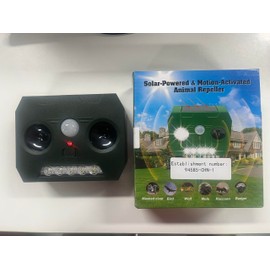 2025 Deer Repellent Squirrel Deterrent Cat Repellent Outdoor Solar Ultrasonic Animal Repeller with Motion Detection, Waterproof Rabbit Skunk Dog Rodent Raccoon Repeller for Yard Farm Garden(4Pack)