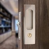 CCJH Invisible Door Locks Handle with 3 Keys for Sliding