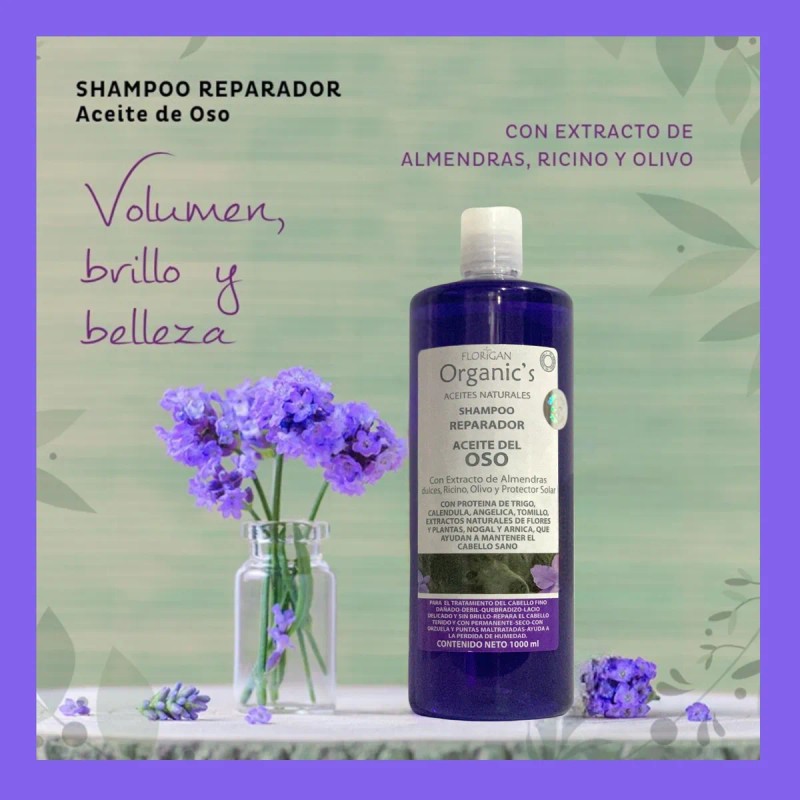 Shampoo Regenerador Emulación De Aceite De Oso