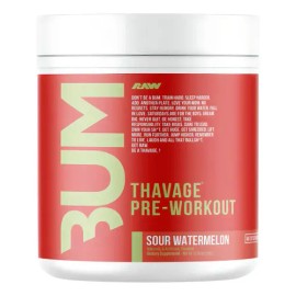 Cbum Raw Thavage Pre Workout 4020 Servicios 510 Gr Sabor Sour Watermelon                                                                              