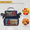 2 Compartment Lunch Bag for Men Adult, Tactical Lunch Box