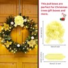 24 PCS Yellow Ribbon Bow for Gift Wrapping Pull Bows
