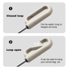 Fully Automatic Umbrella with Carabiner Handle, 10 Ribs Reverse Folding