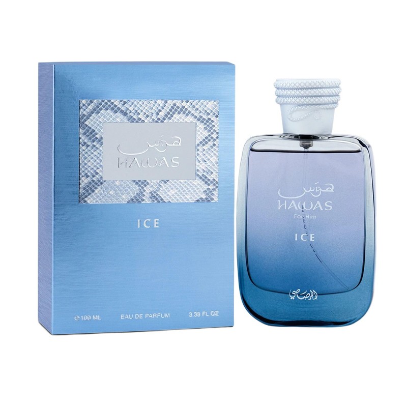 RASASI Hawas Ice for Men Eau de Parfum, 100ml(3.38 Oz),