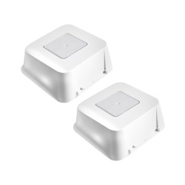 Minkissy 2pcs Bathroom Storage Box Wall-mounted Organizer Tissue Holder Storage Cases