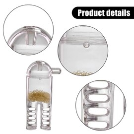 DONGKER Aquarium Snail Catcher,Acrylic Fish Tank Worm Catch Pen Shrimp Leeches Catcher for Water Fish Tank Aquarium