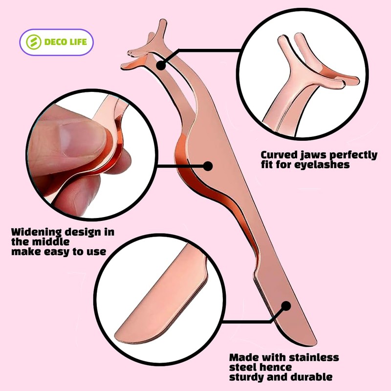 Deco Life® Eyelash Applicator Tool Precision Lash Tool for Effortless