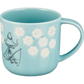 Yamaka Shoten MM953-11H Moomin Florit Mug, Wooden Box, Snufkin, Light Blue, 11.8 fl oz (350 ml)