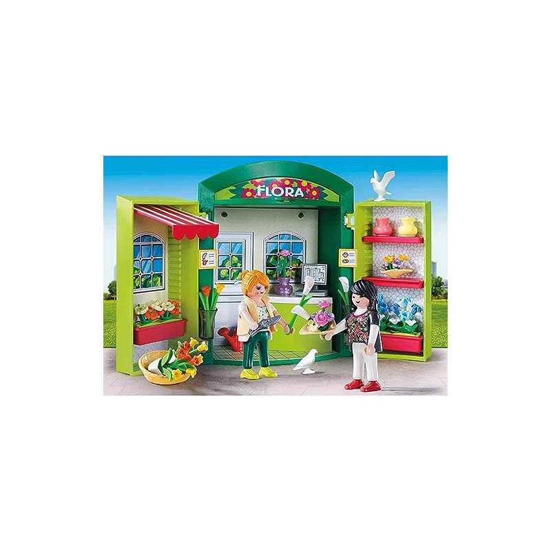 PLAYMOBIL City Life 5639 Mitnehm-Blumenladen, Ab 4 Jahren, Multicolor