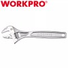 WORKPRO 8" Adjustable Wrench Cr-V Steel Mirror Polished 3/4" Jaw