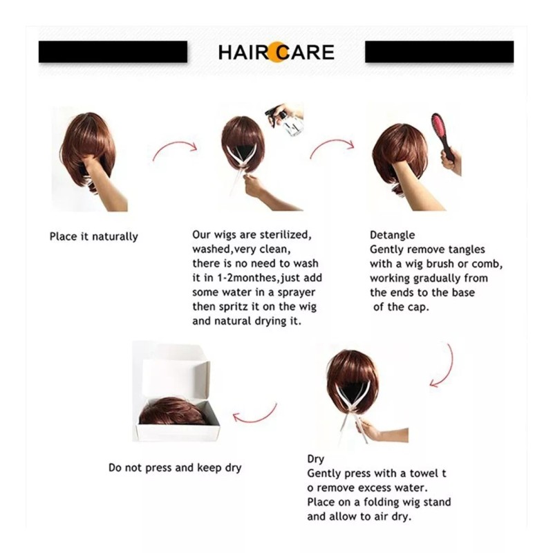 OEM Pelucas De Cabello Humano 100% De Capas Cortas Para