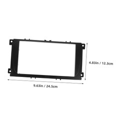 Mobestech 1set Double Din Radio Mounting Brackets Dash Kit for Cars Stereo Trim Panel Installation Frame for Vehicle Upgrade