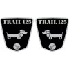 Icebear CT70 DAX DOG "Trail 125" Frame Side Decals, Smaller