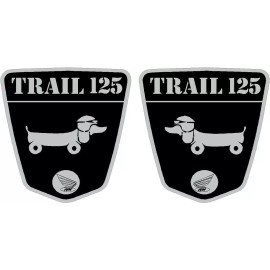 Icebear CT70 DAX DOG "Trail 125" Frame Side Decals,  Smaller for Icebear Champion