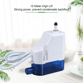 Condensate Drain Pump, 24L/H Rate, 5W Motor, Noiseless, Ventilation Hole Design, 10m Lift, 100-, RS-24C, for Air Conditioner, Dehumidifier, Ice Maker