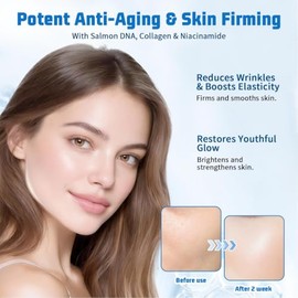 Salmon DNA PDRN - Suero antienvejecimiento, cuidado posterior de microagujas y soporte de barrera con colágeno, niacinamida y 6 ácidos hialurónicos, a