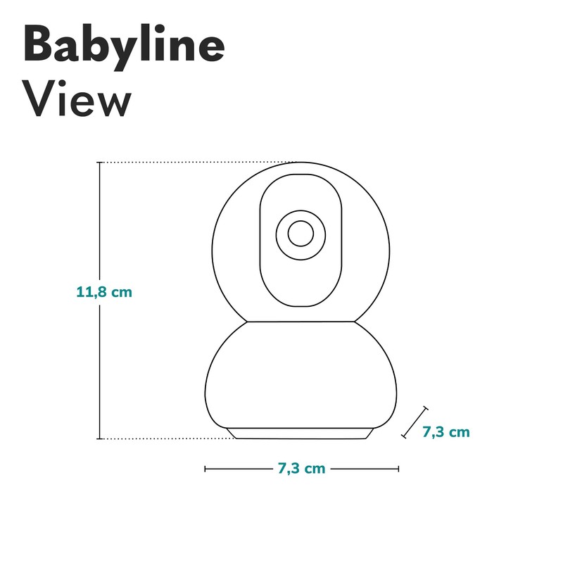 Lionelo Babyline View Swivelling Surveillance Camera 330° App Controlled Electronic